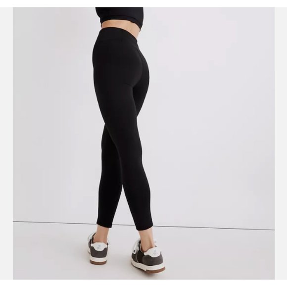 Madewell Women's MWL Form High-Rise 25" Leggings Tights NB877 Black Size M - Picture 2 of 7